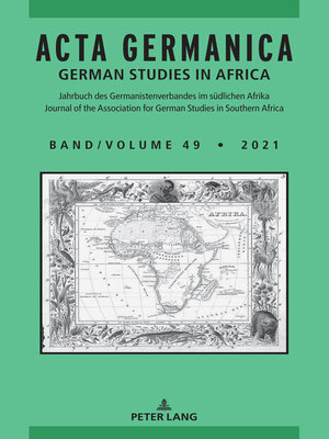 cover image of Acta Germanica